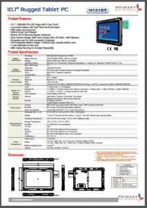 M101BT - Rugged Tablet PCs