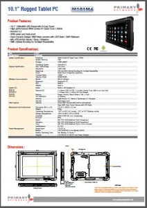 M101M4 - Rugged Tablet PCs