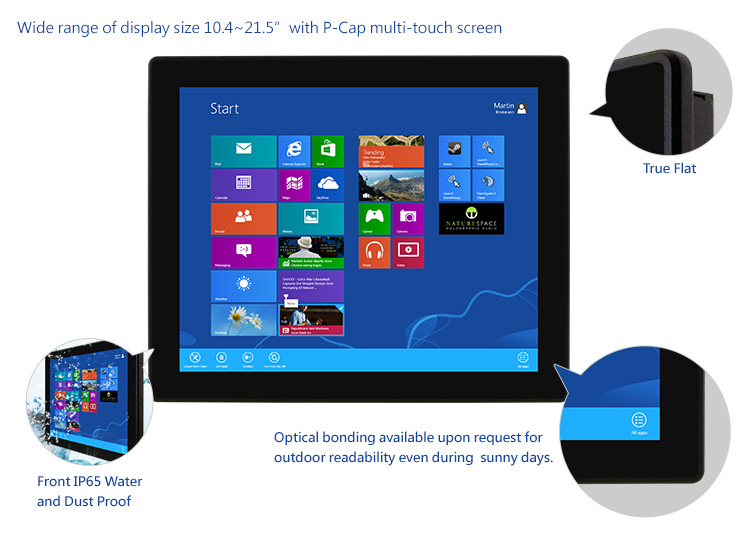 Multi-touch panel PC